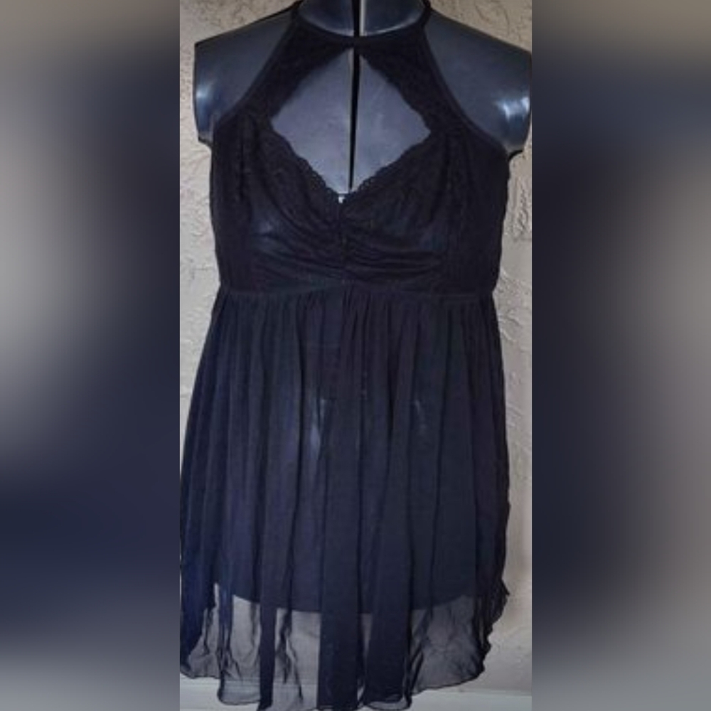New Without Tags Torrid Black Sheer Sexy Lingerie 4X